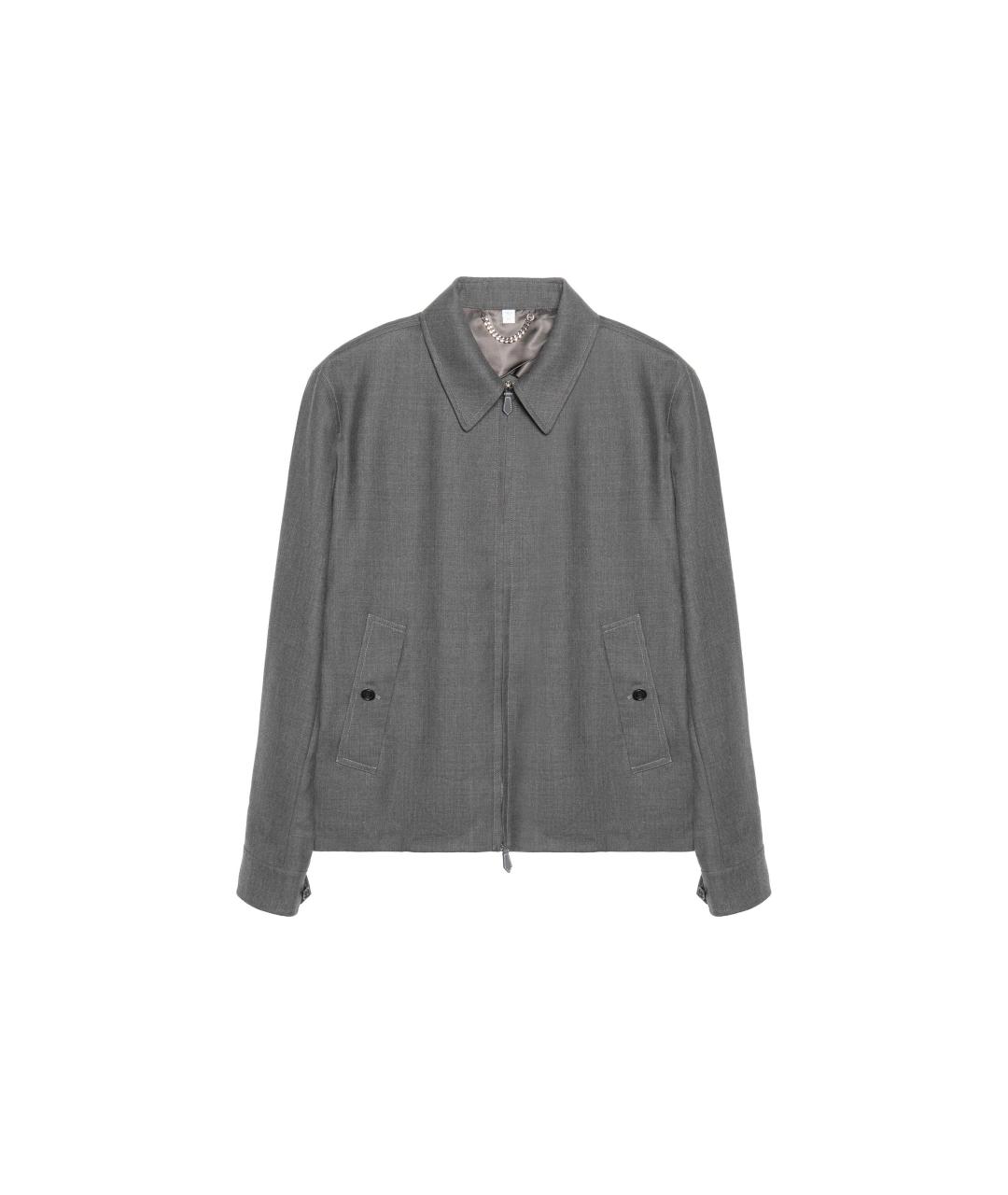 BURBERRY Серая куртка, фото 1