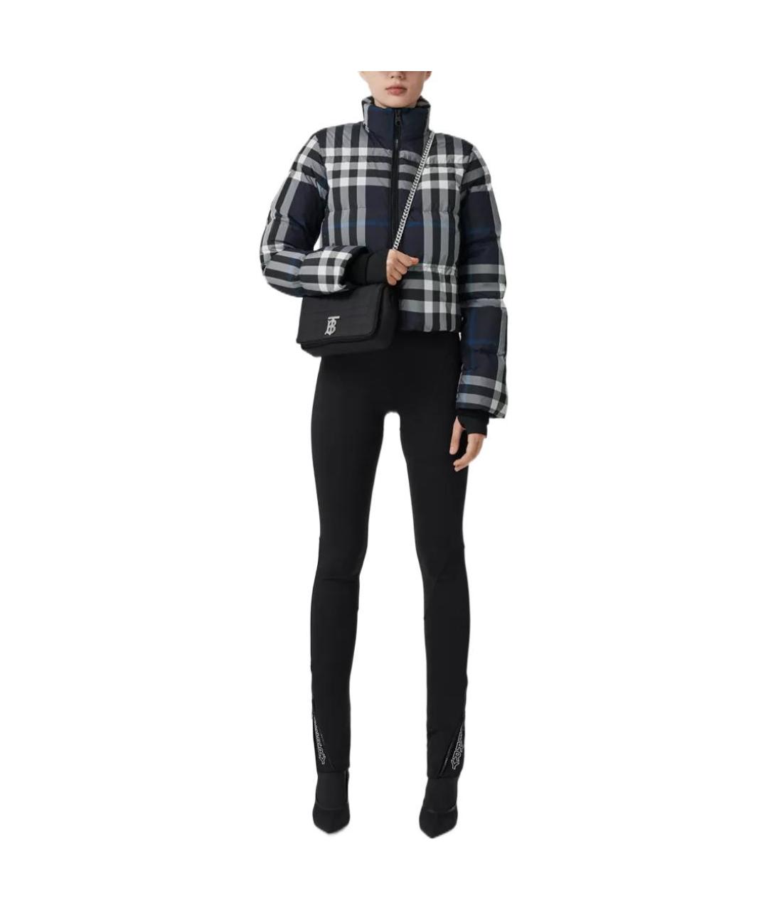 BURBERRY Темно-синий пуховик, фото 2