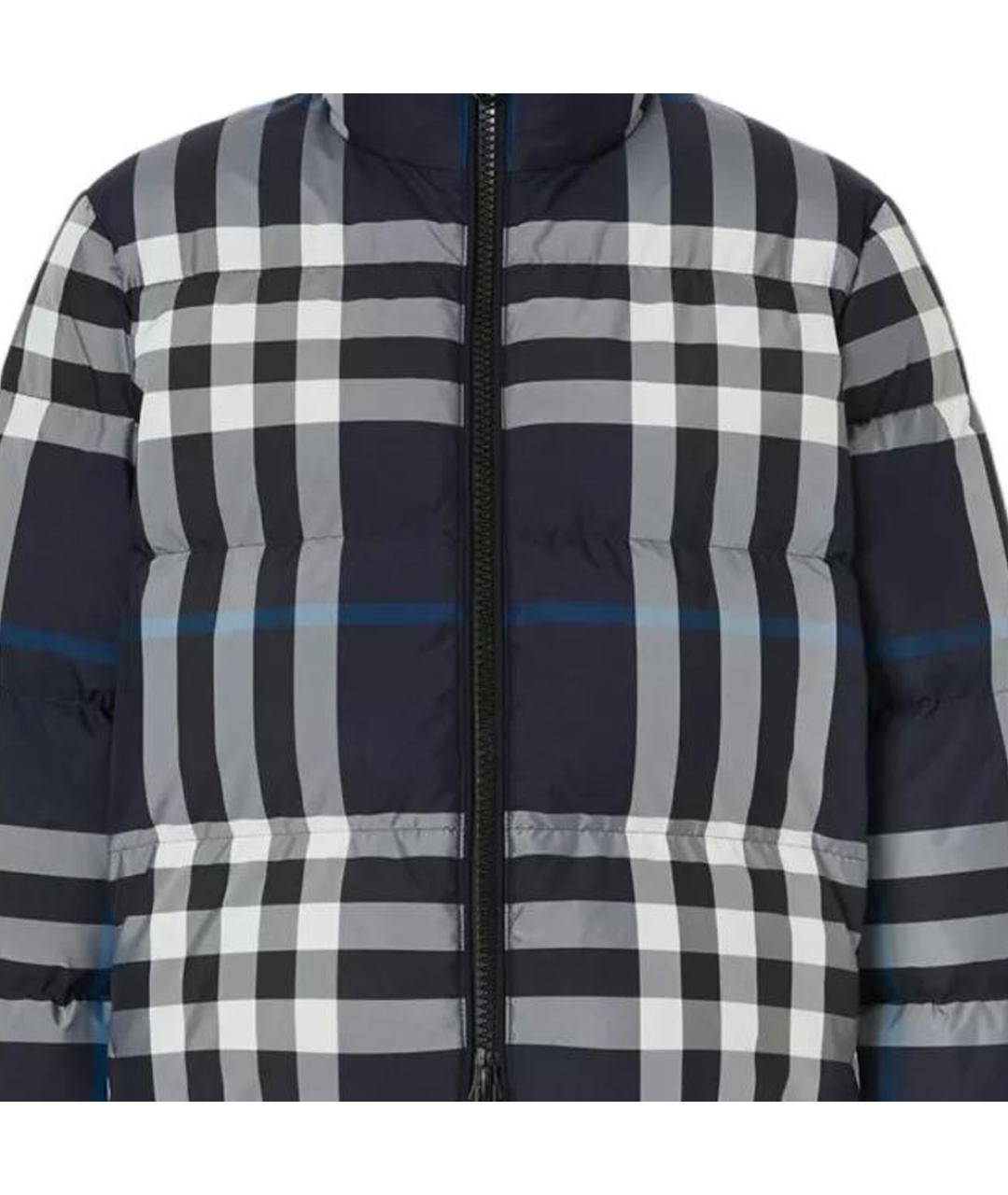 BURBERRY Темно-синий пуховик, фото 6
