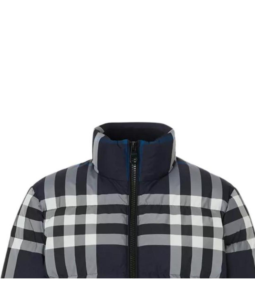 BURBERRY Темно-синий пуховик, фото 4