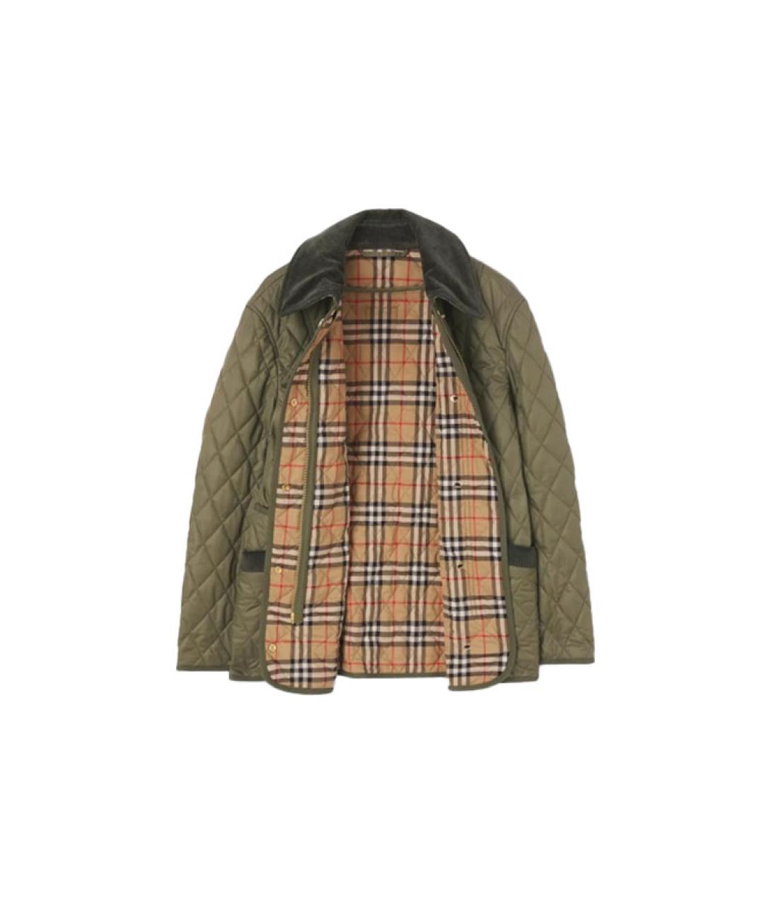 BURBERRY Хаки пуховик, фото 2