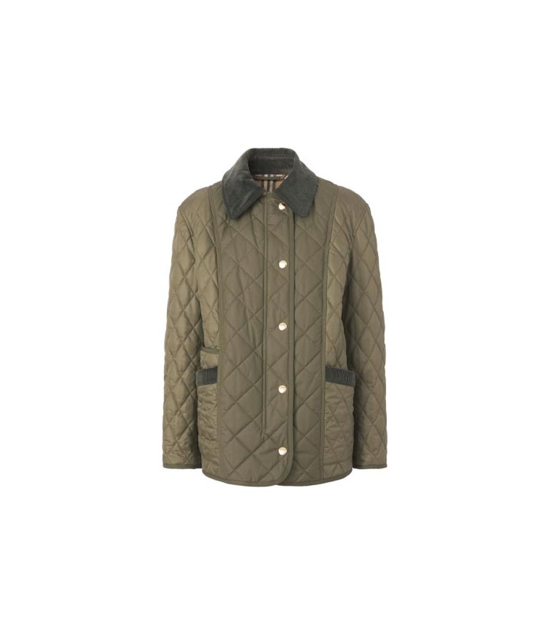 BURBERRY Хаки пуховик, фото 1