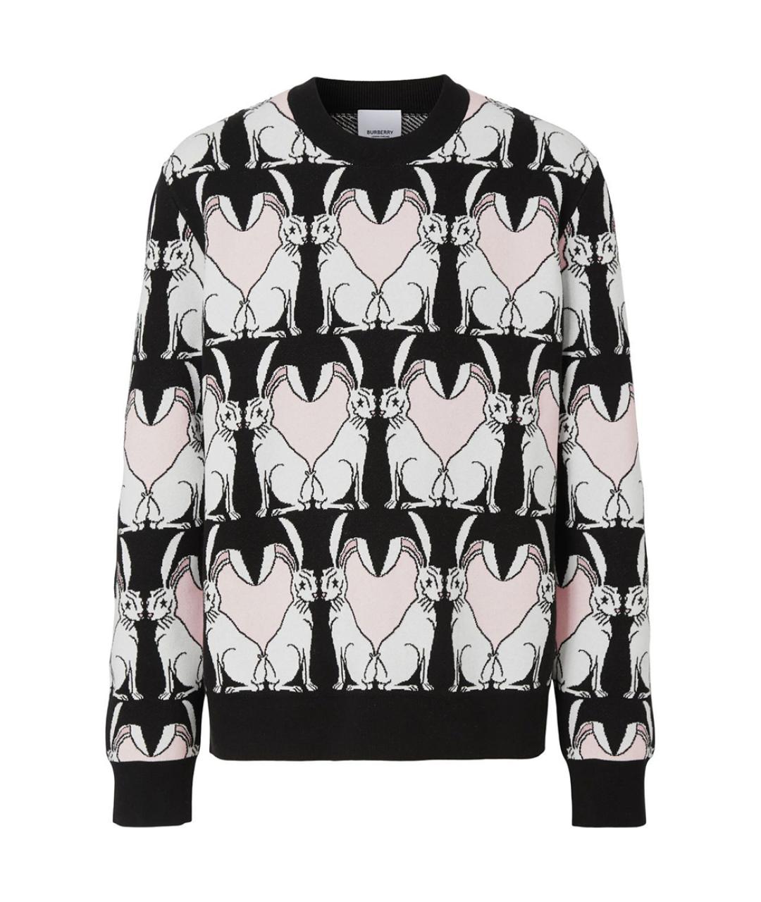 BURBERRY Черный кашемировый джемпер / свитер, фото 1