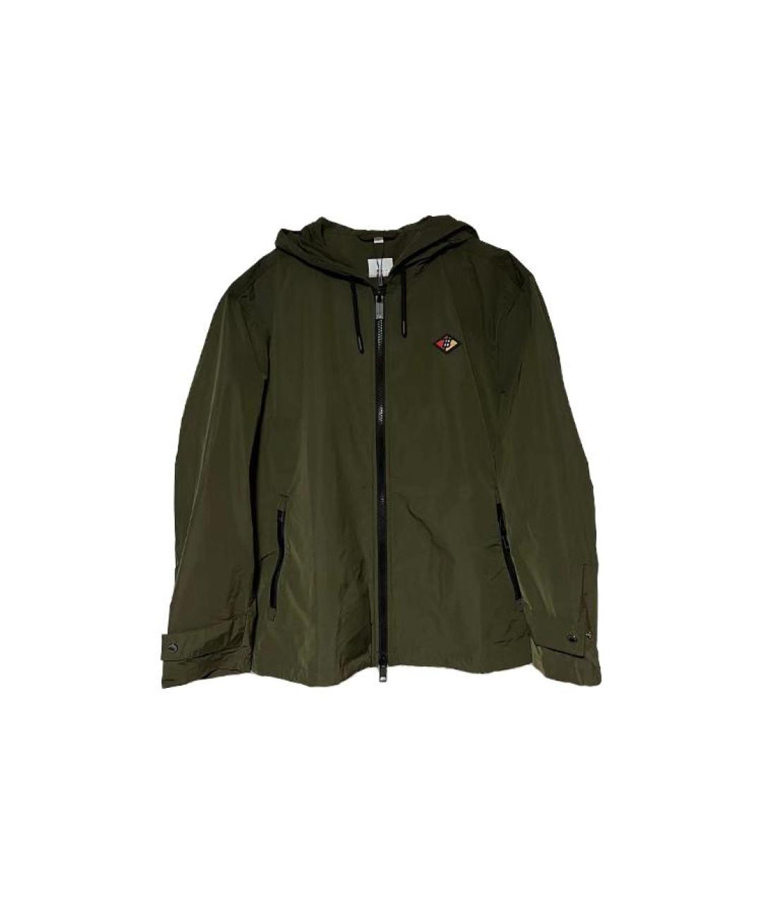 BURBERRY Зеленая куртка, фото 1