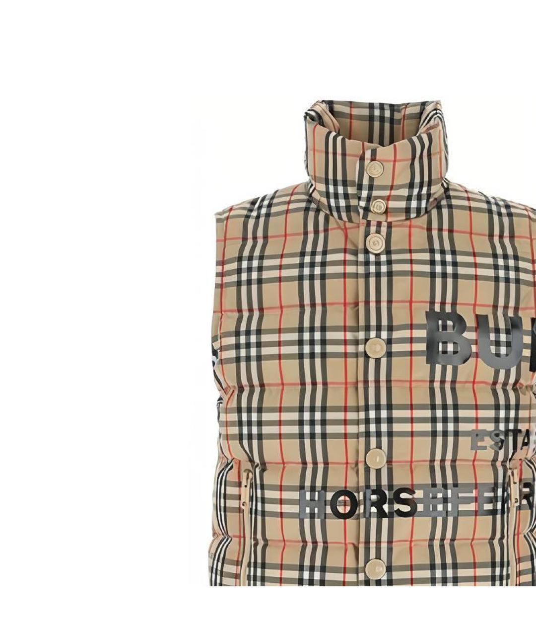 BURBERRY Коричневый пуховик, фото 4