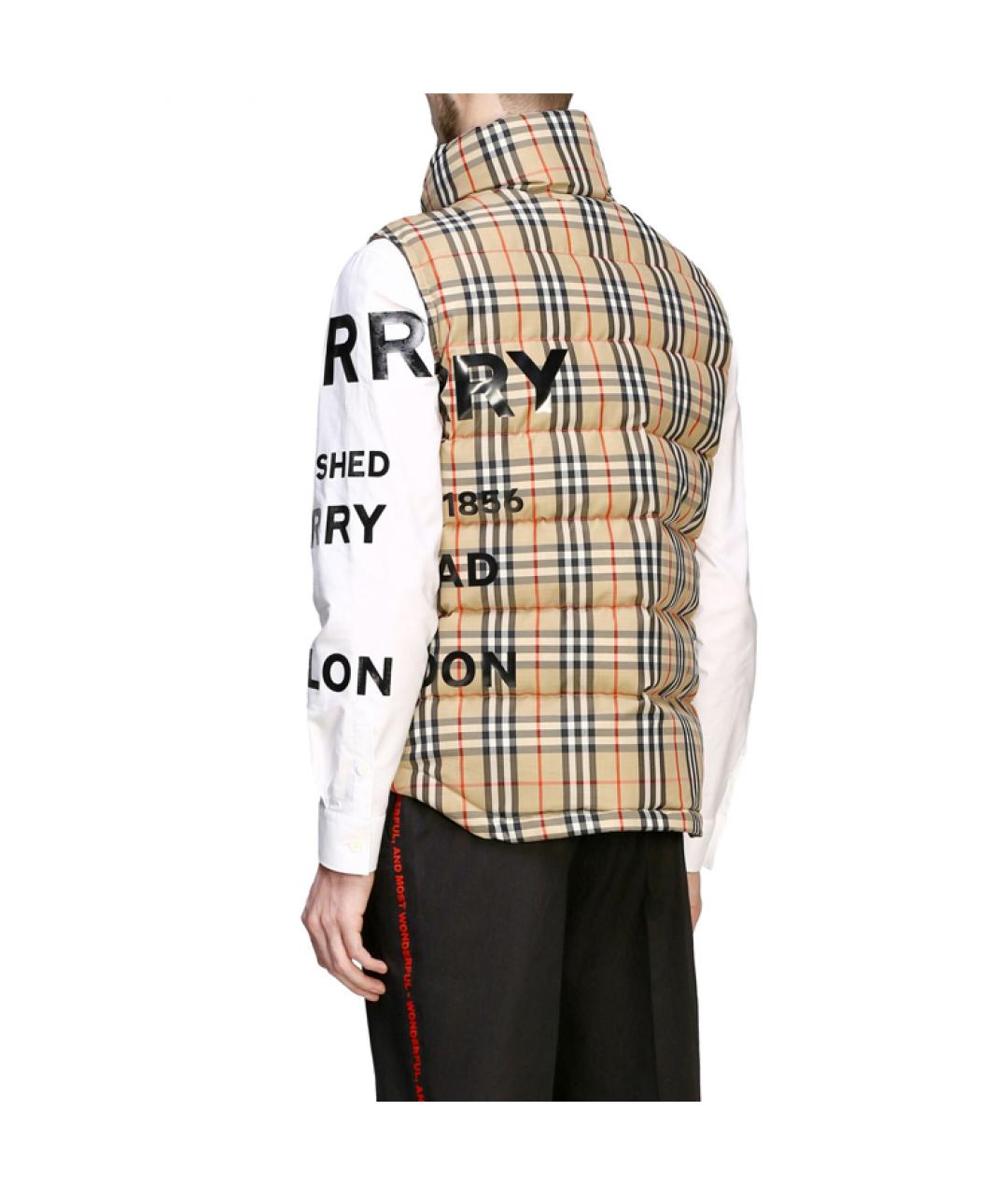 BURBERRY Коричневый пуховик, фото 3