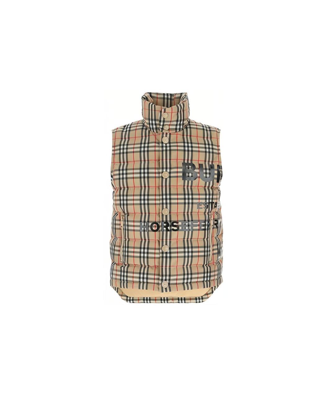 BURBERRY Коричневый пуховик, фото 1