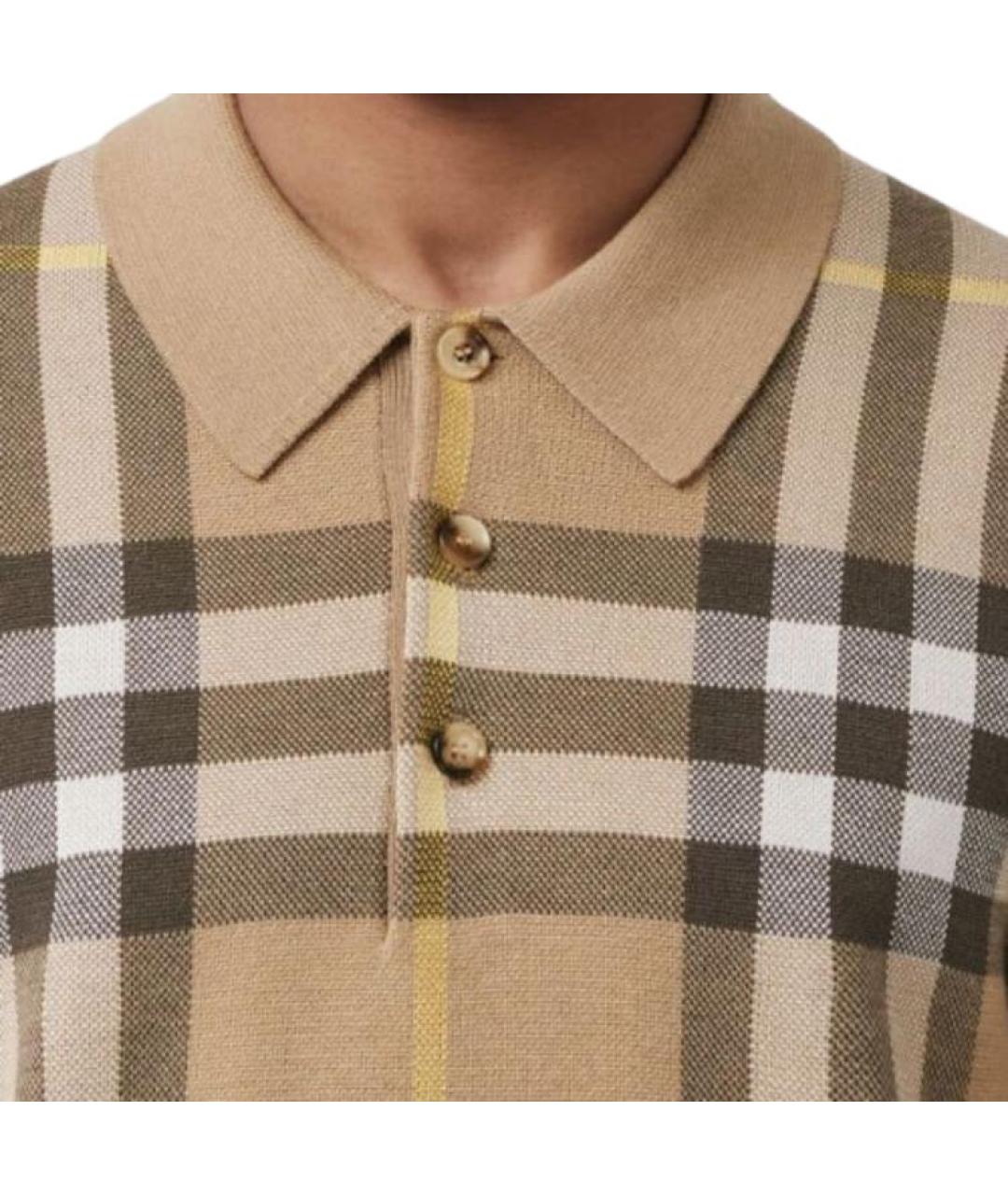 BURBERRY Бежевый джемпер / свитер, фото 5