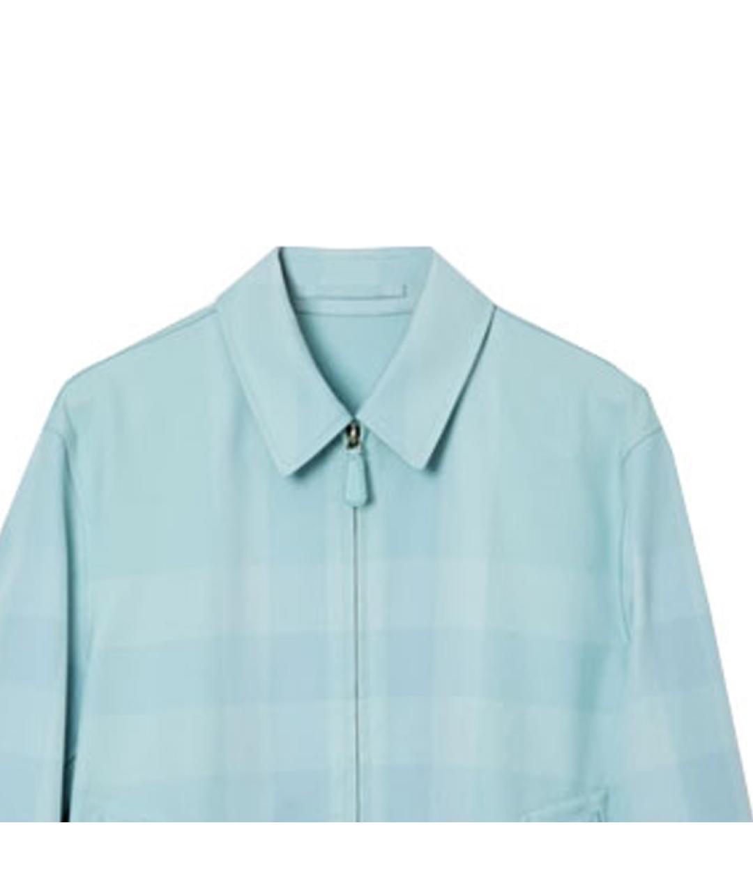 BURBERRY Голубая куртка, фото 3