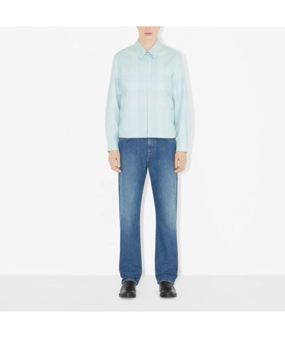 BURBERRY Голубая куртка, фото 4