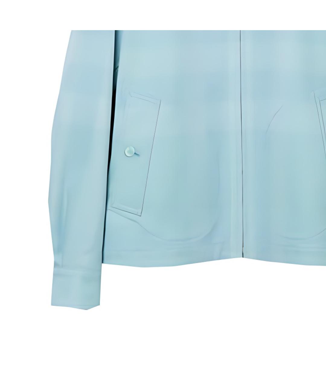 BURBERRY Голубая куртка, фото 5