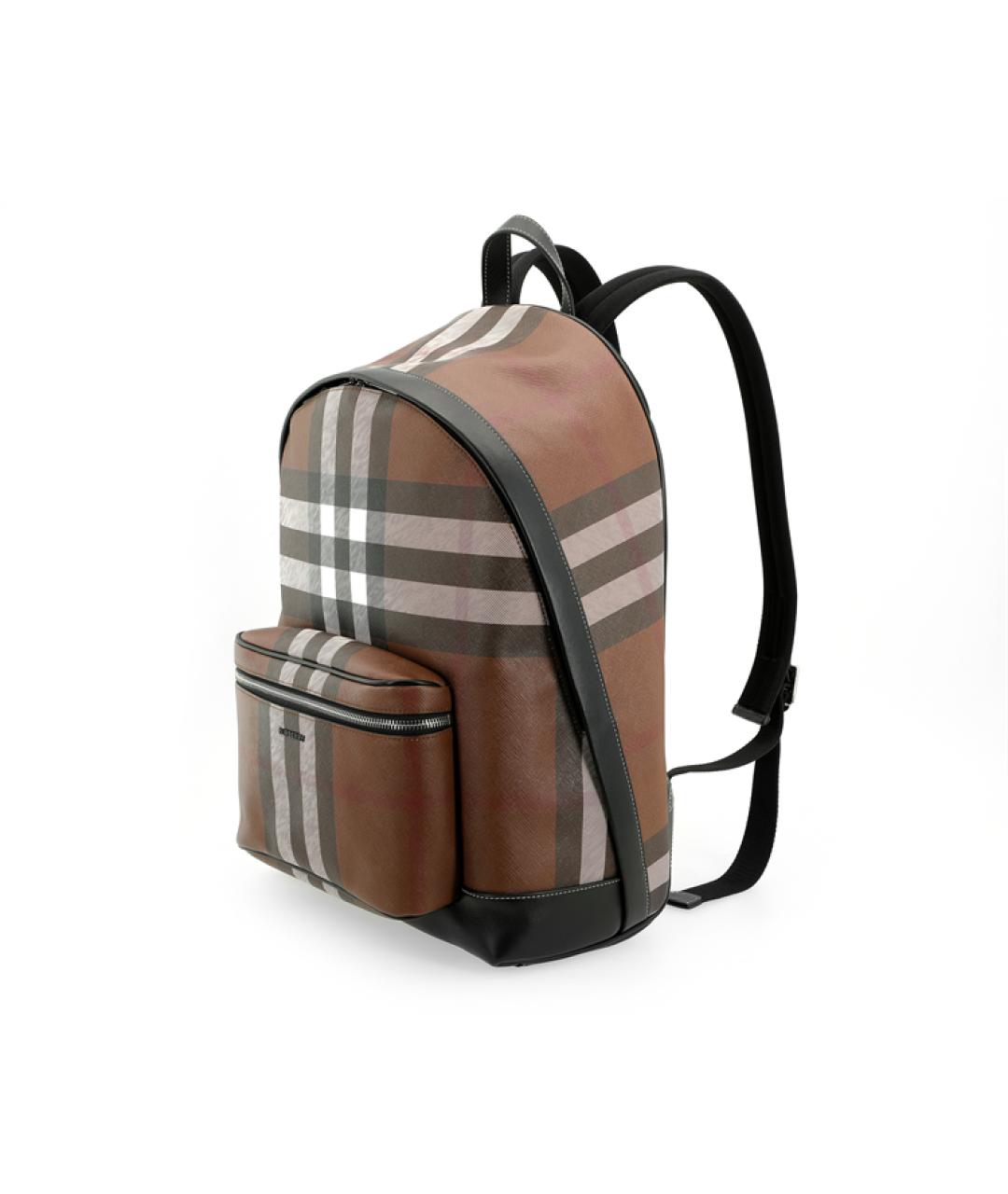 BURBERRY Коричневый кожаный рюкзак, фото 5