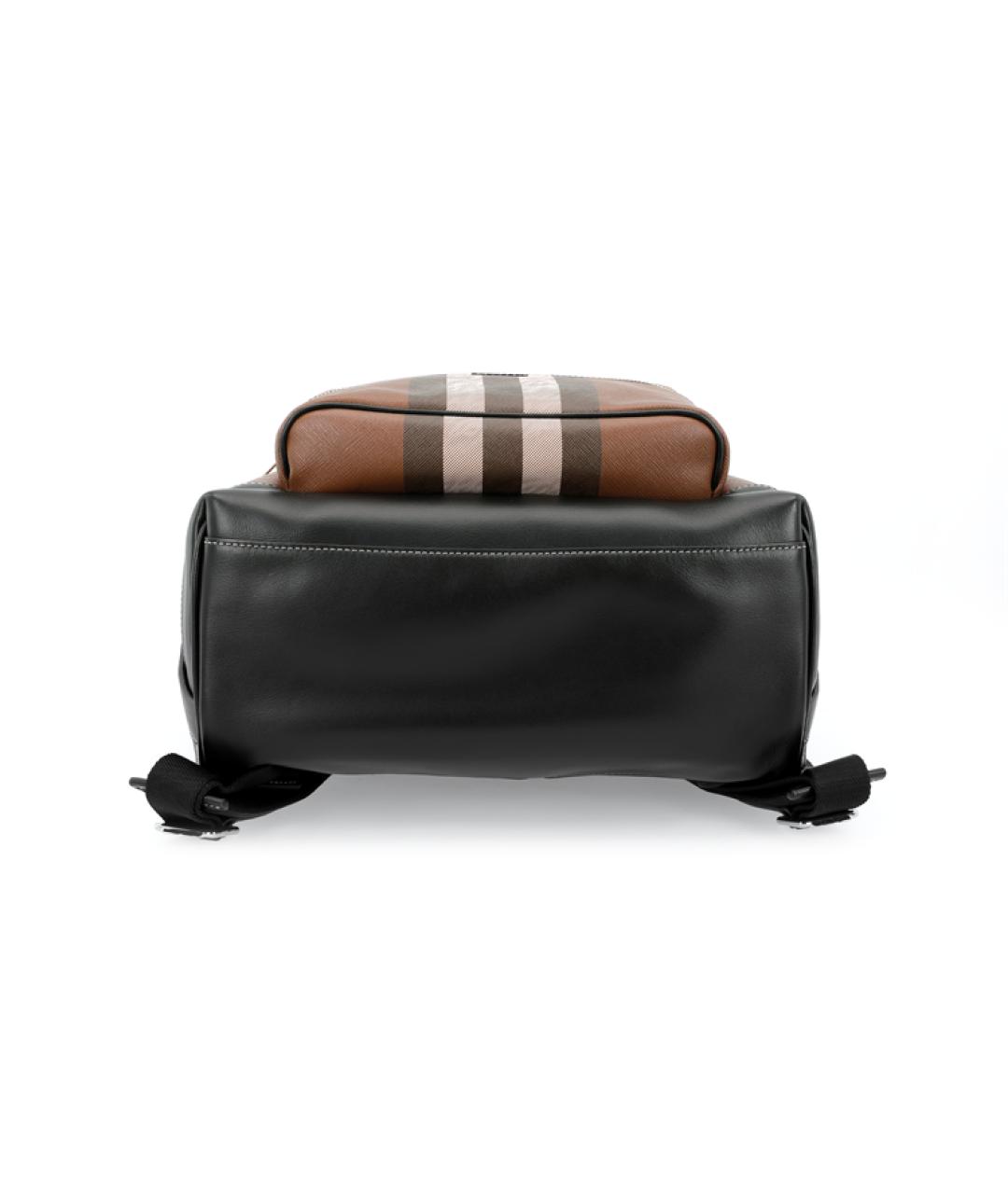 BURBERRY Коричневый кожаный рюкзак, фото 8