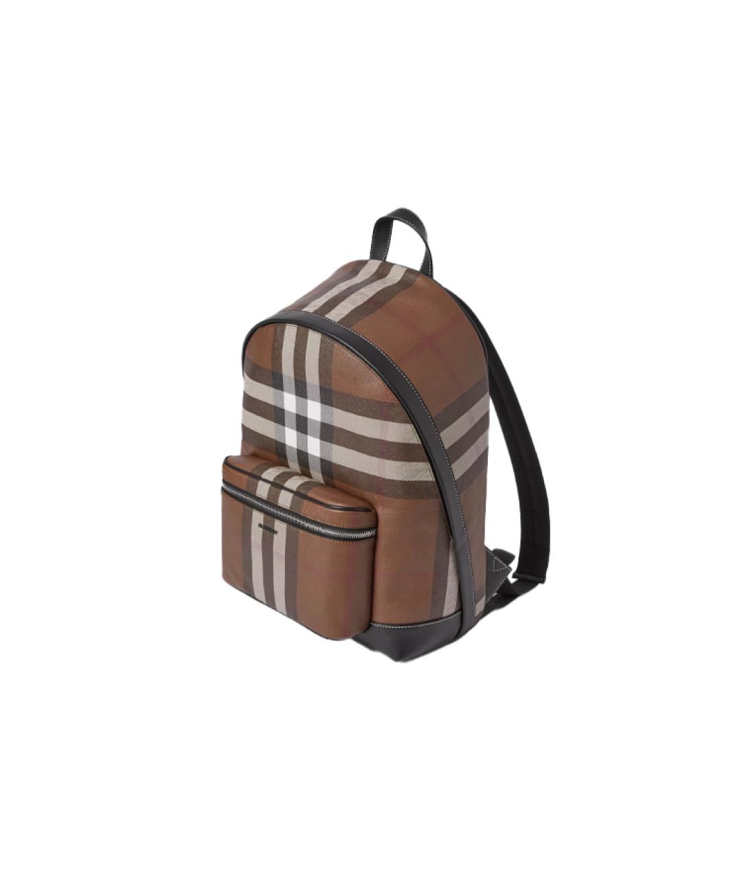 BURBERRY Коричневый кожаный рюкзак, фото 4