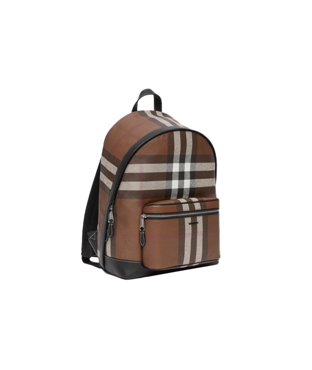 BURBERRY Коричневый кожаный рюкзак, фото 3