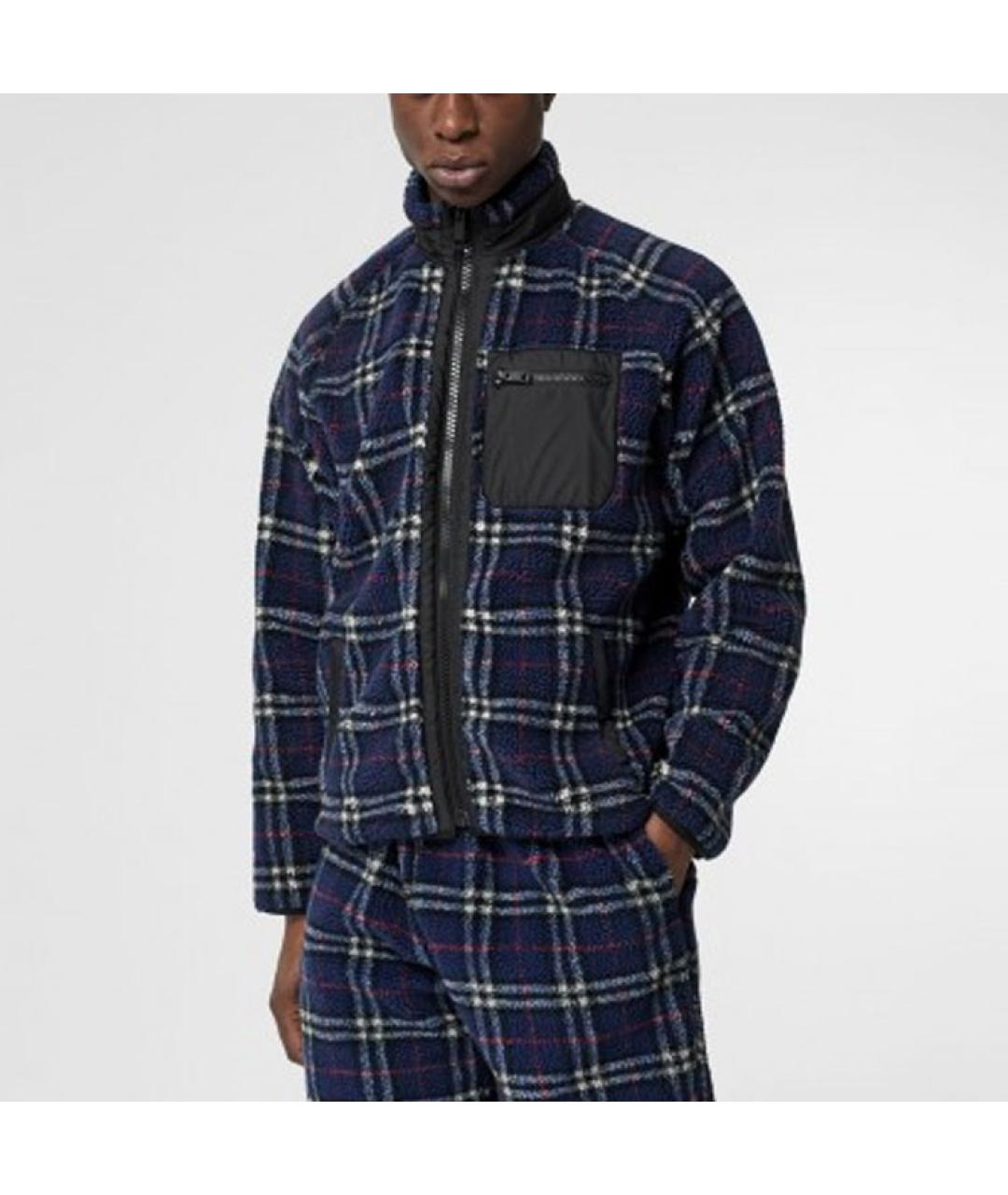 BURBERRY Темно-синяя куртка, фото 4