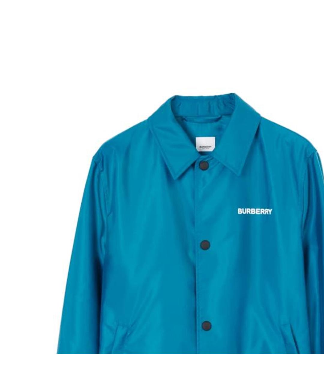 BURBERRY Синяя куртка, фото 2