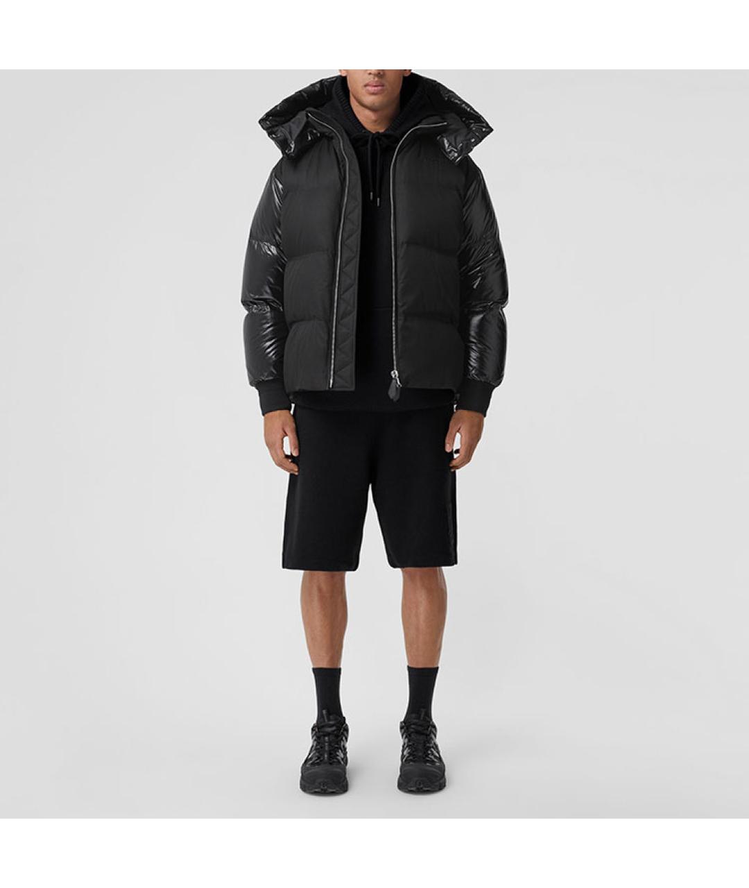 BURBERRY Черный пуховик, фото 3