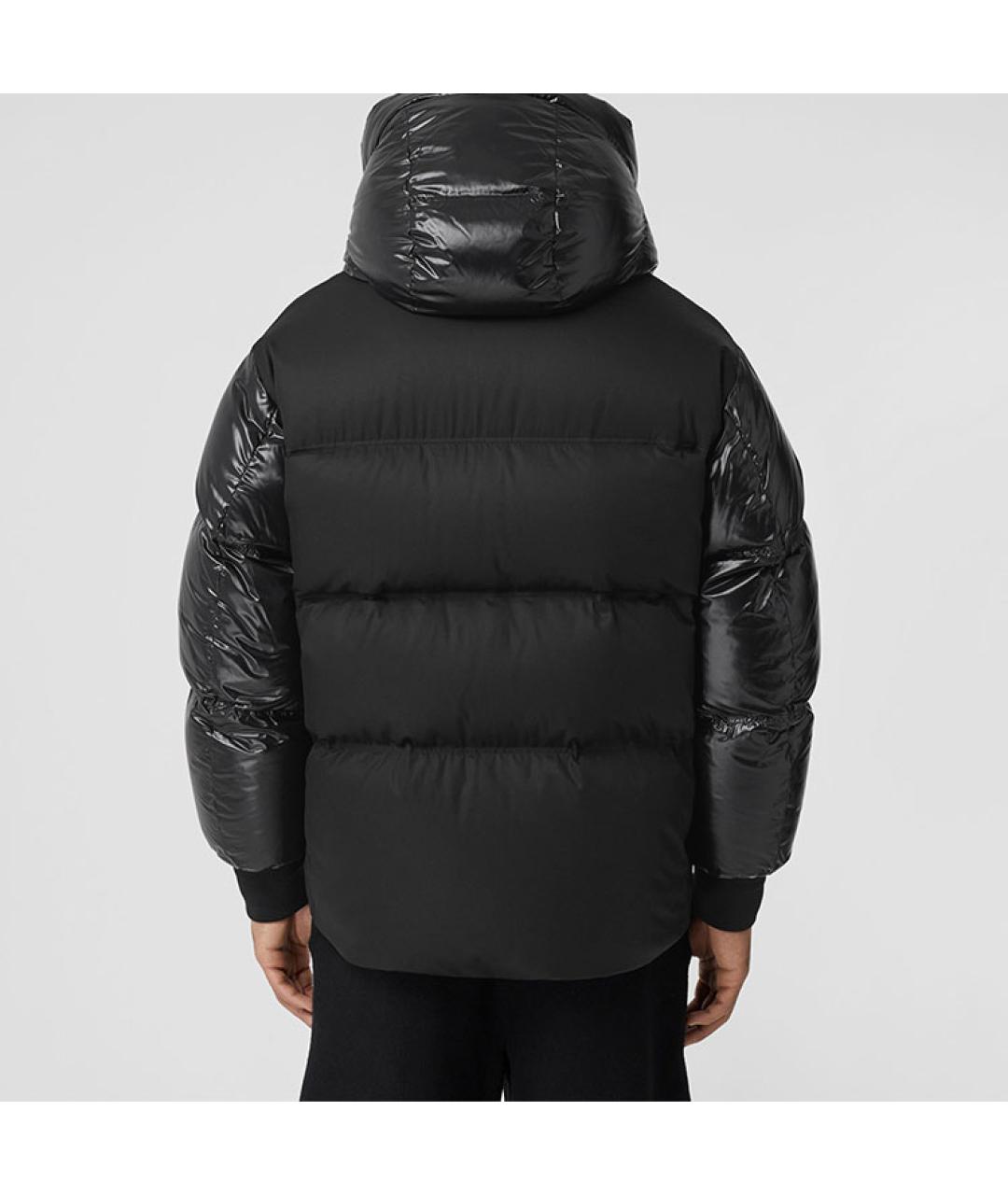 BURBERRY Черный пуховик, фото 2