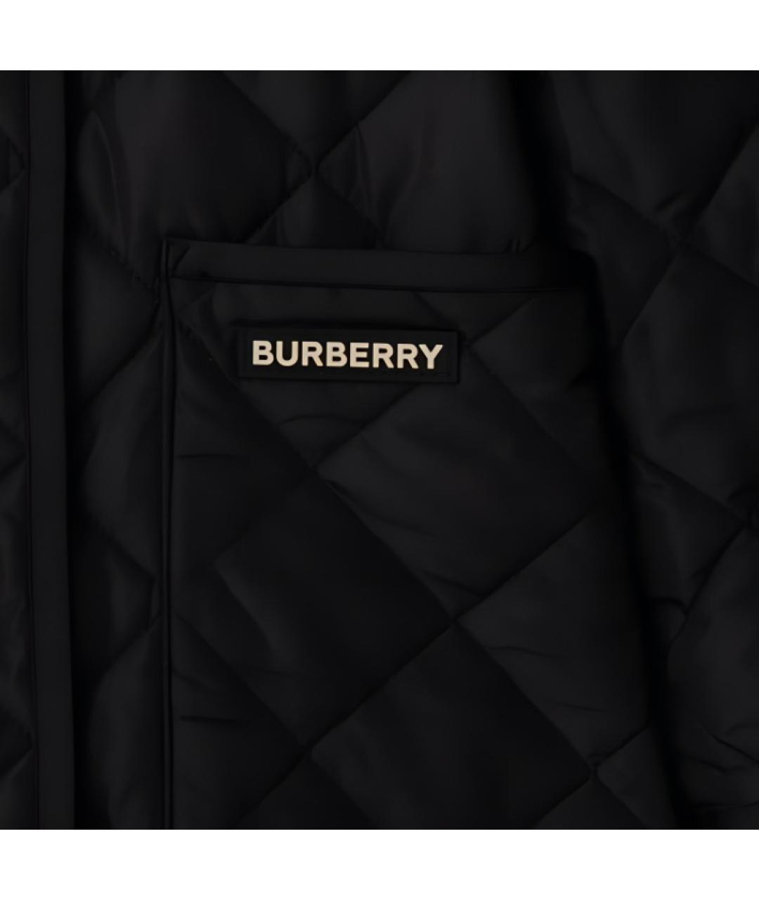 BURBERRY Черный пуховик, фото 4