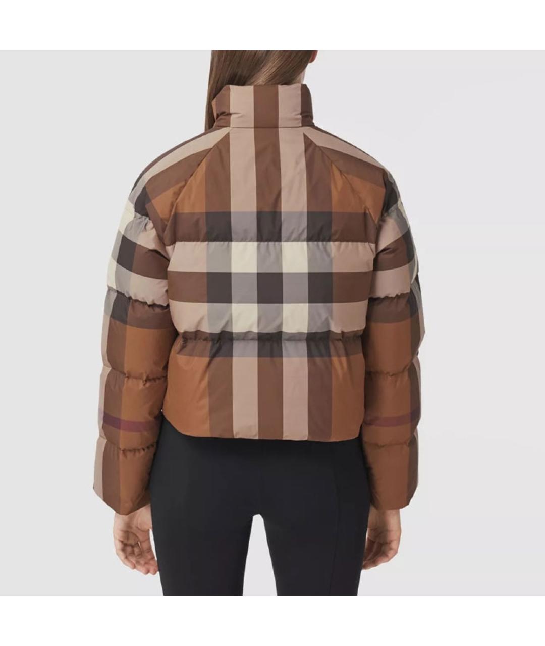 BURBERRY Коричневый пуховик, фото 4