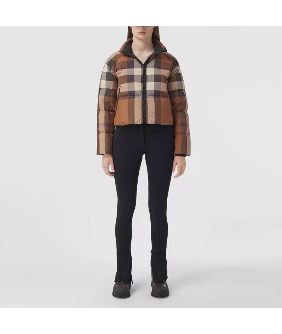 BURBERRY Коричневый пуховик, фото 5