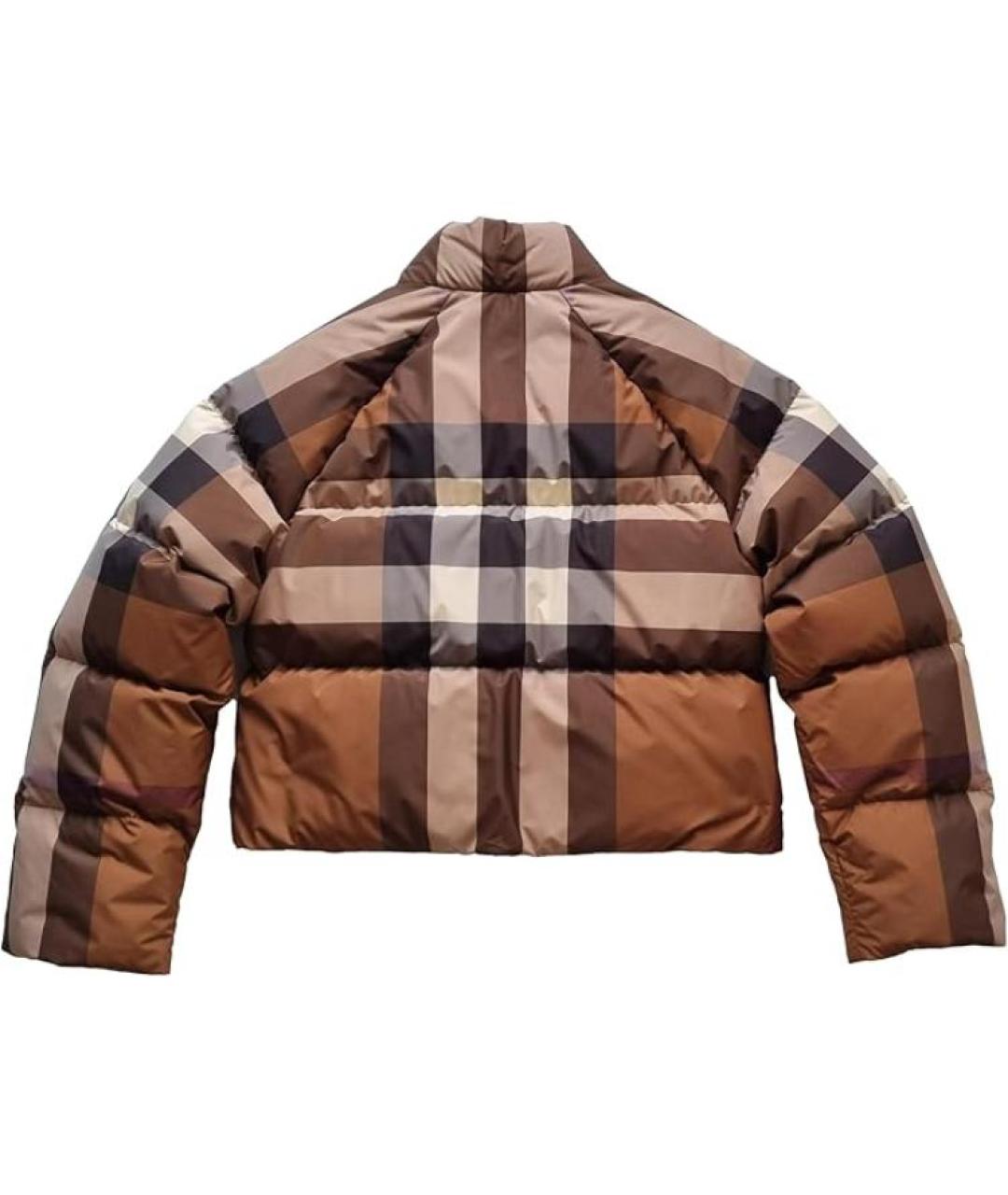 BURBERRY Коричневый пуховик, фото 2