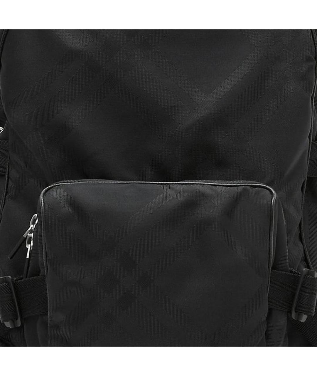 BURBERRY Черный тканевый рюкзак, фото 4