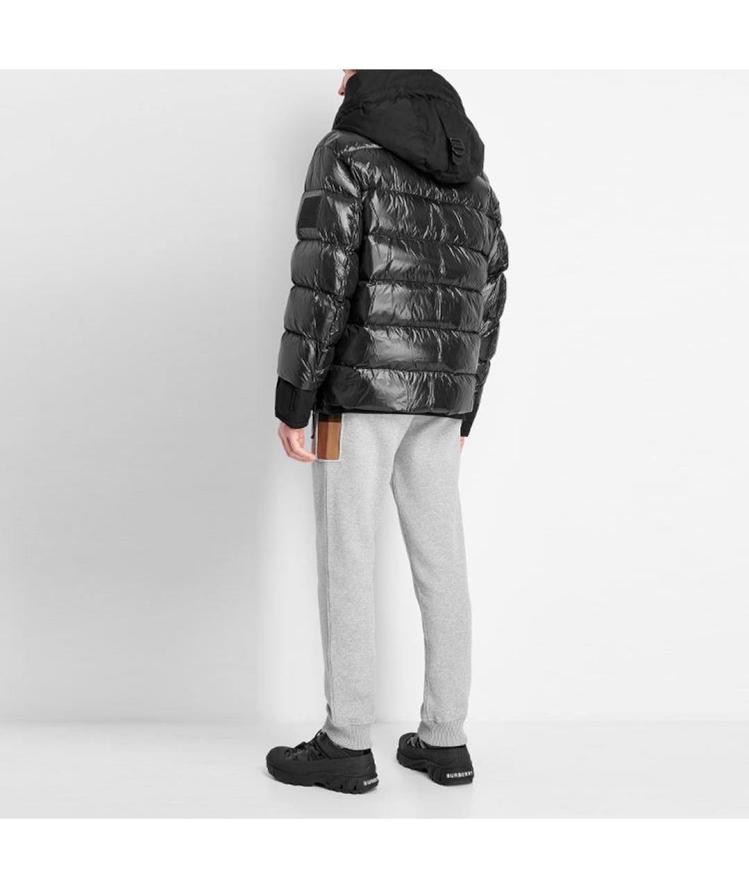 BURBERRY Черный пуховик, фото 3