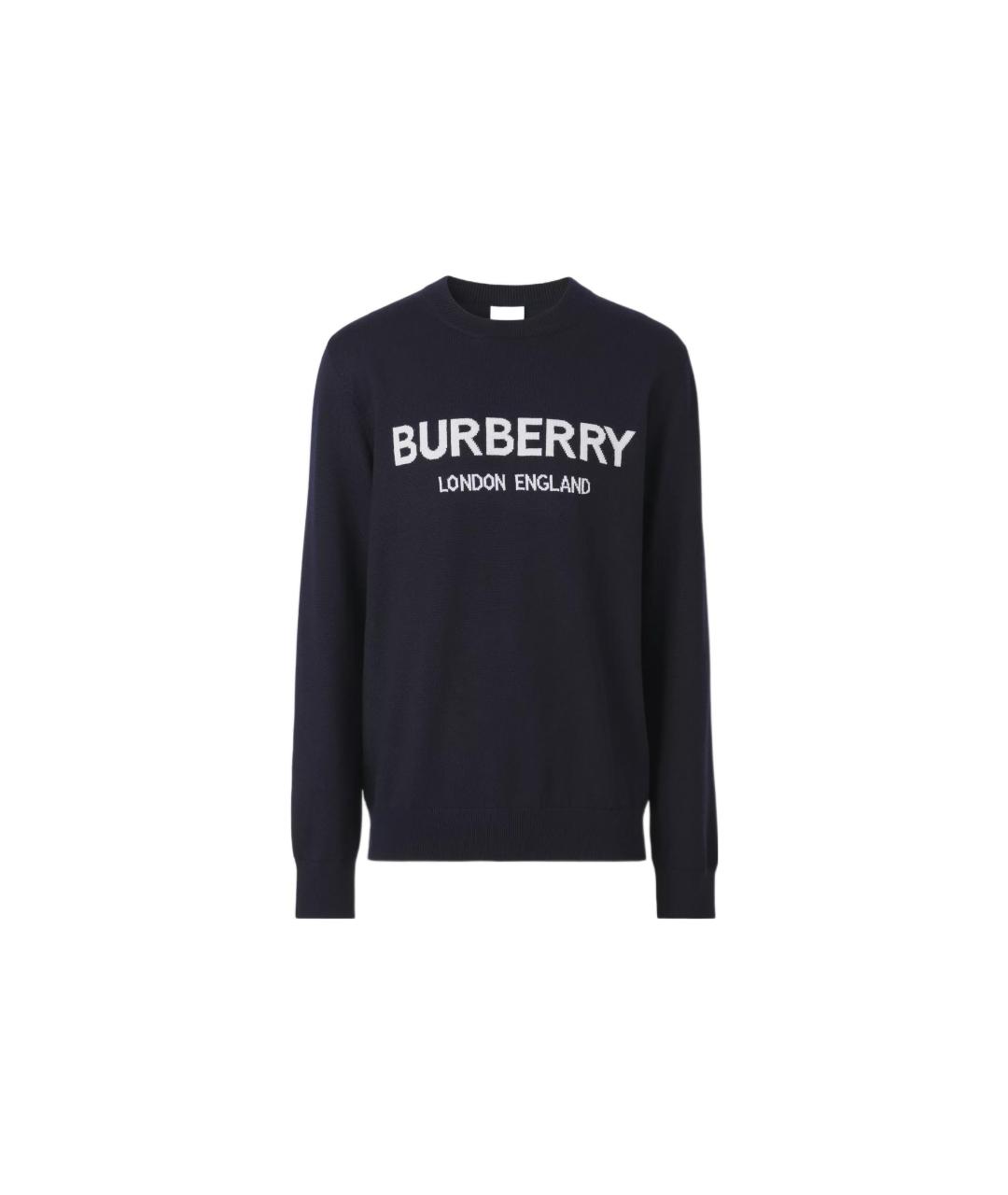 BURBERRY Черный шерстяной джемпер / свитер, фото 1