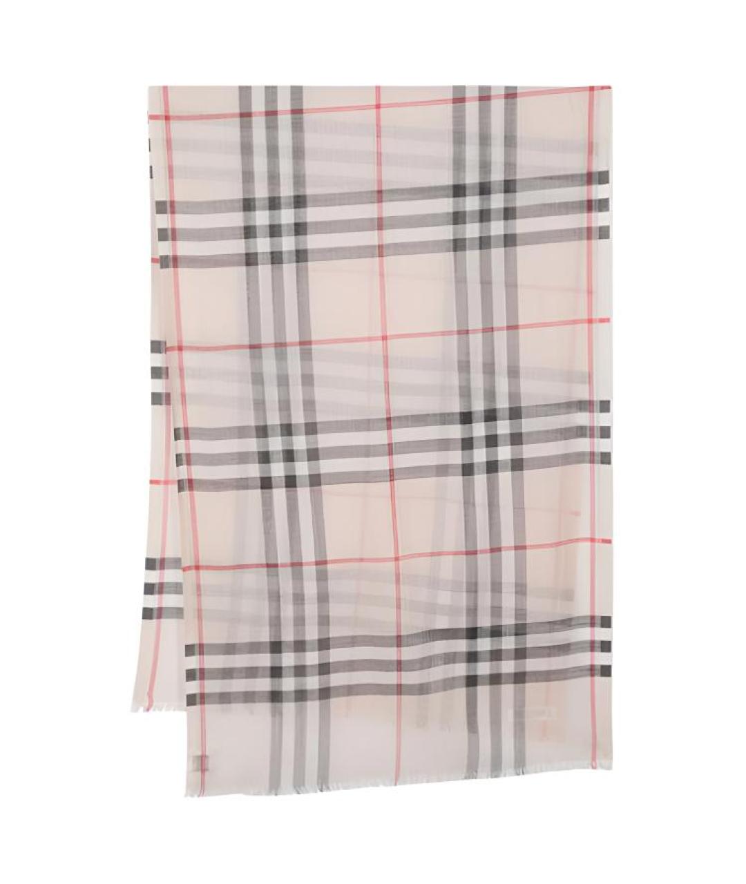 BURBERRY Бежевый шарф, фото 1