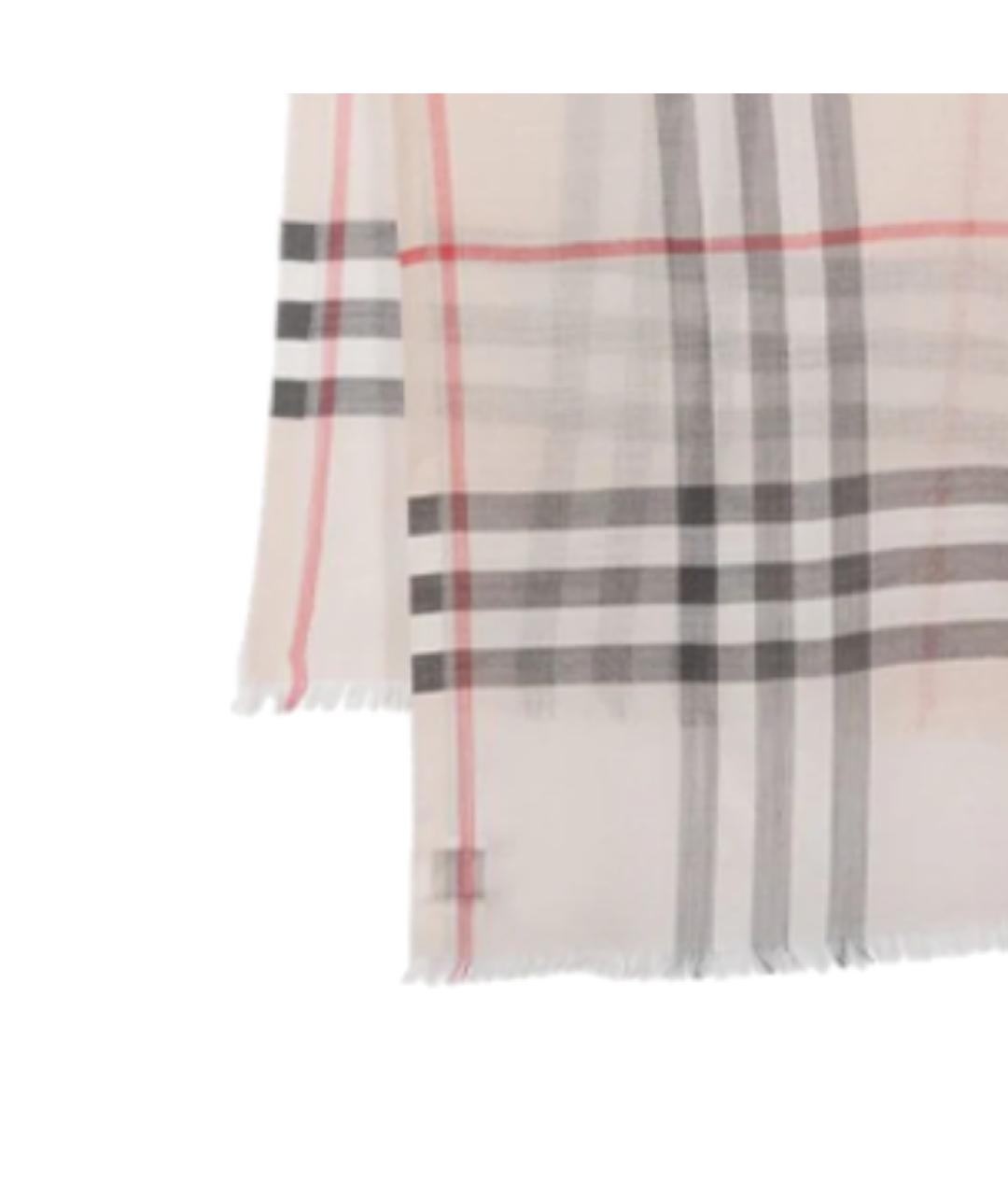 BURBERRY Бежевый шарф, фото 3