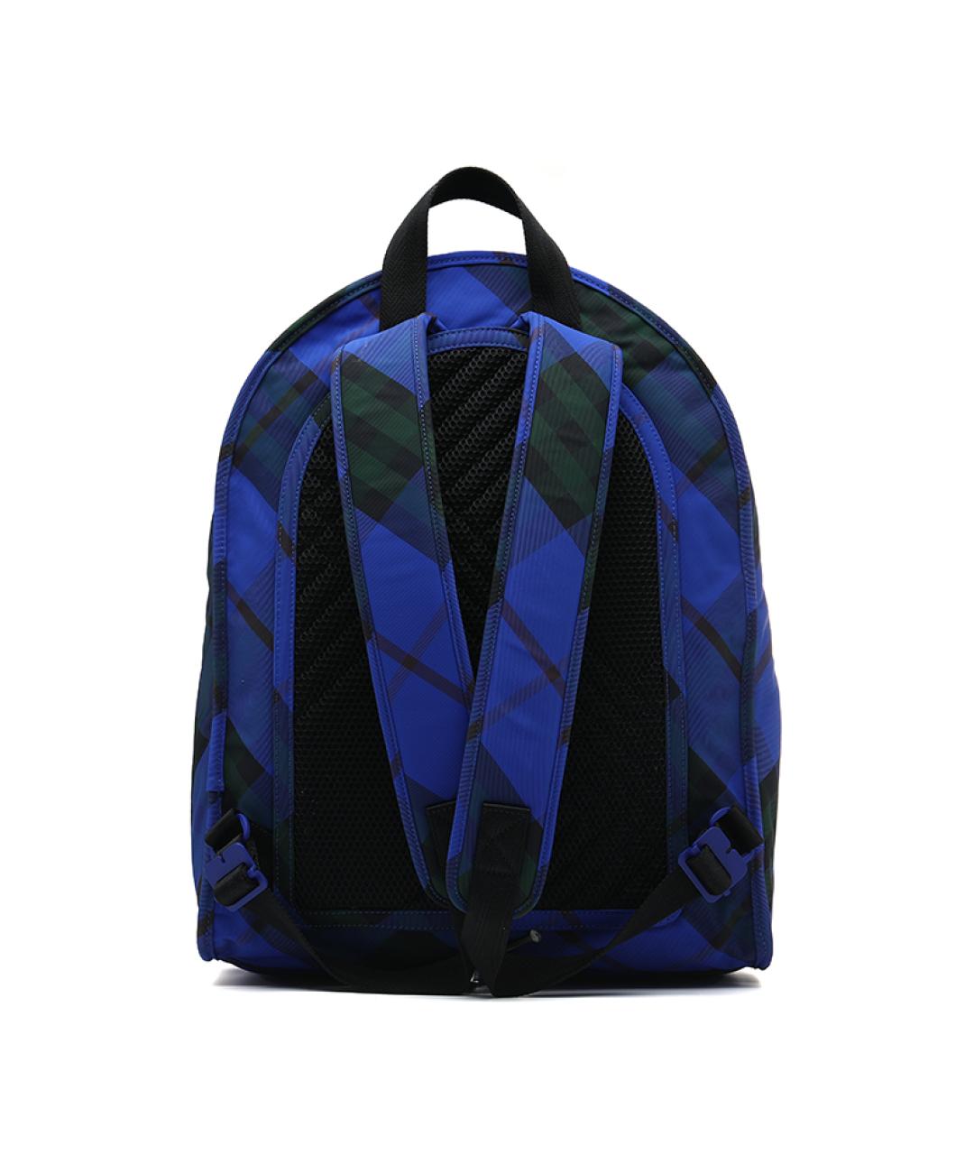 BURBERRY Синий тканевый рюкзак, фото 4