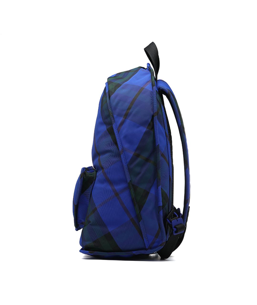 BURBERRY Синий тканевый рюкзак, фото 3