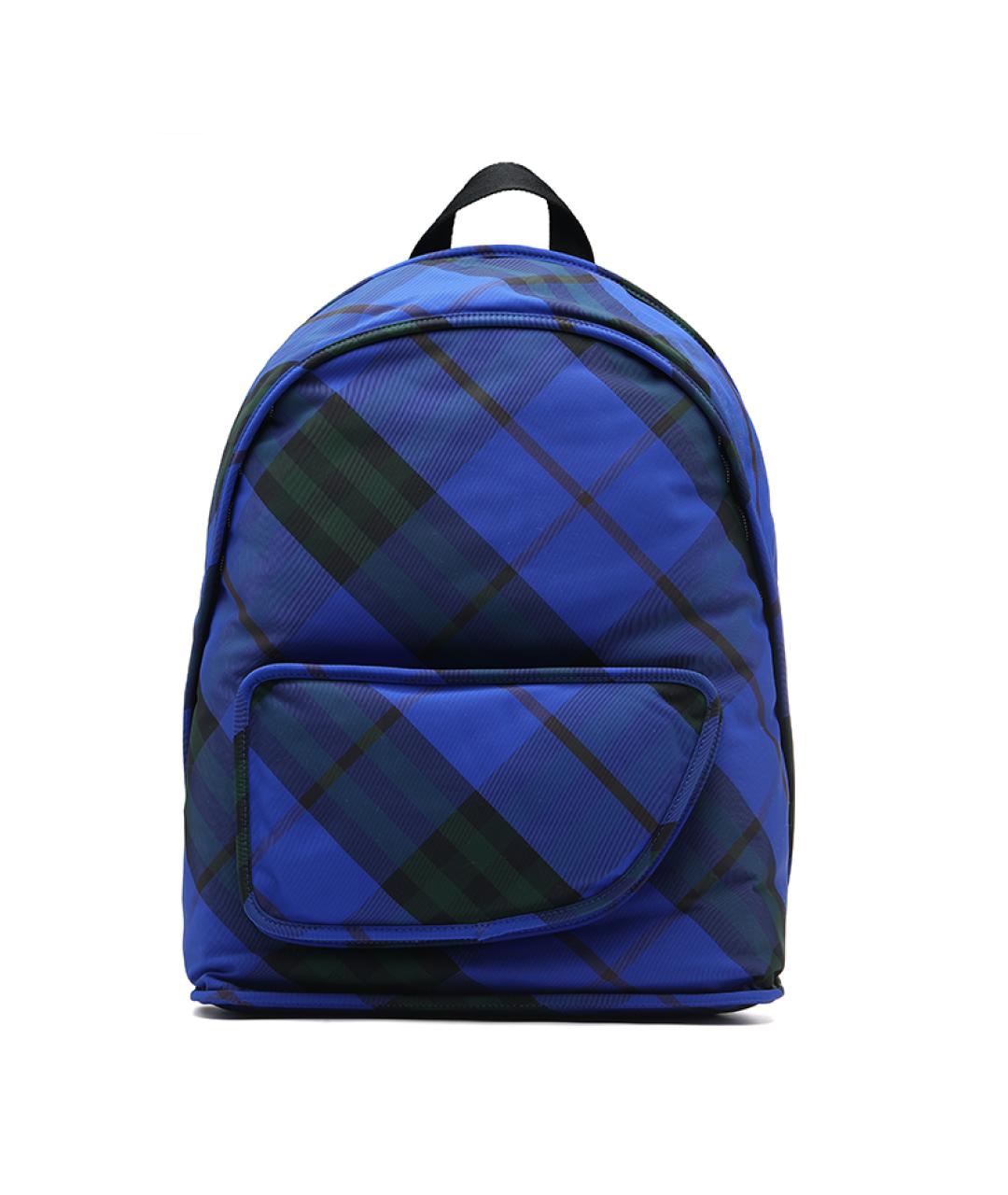 BURBERRY Синий тканевый рюкзак, фото 1