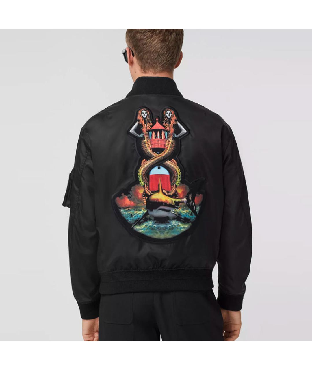 BURBERRY Черная куртка, фото 3