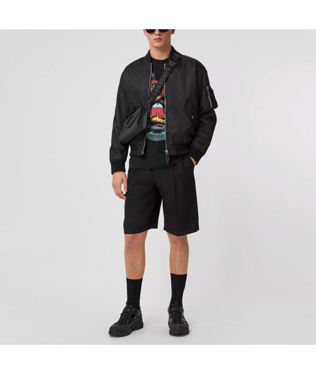 BURBERRY Черная куртка, фото 2