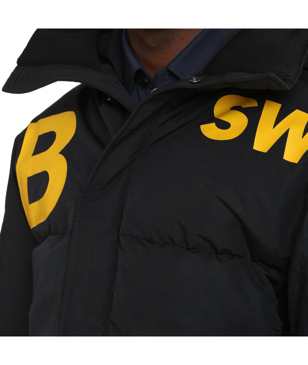 BURBERRY Черный пуховик, фото 5