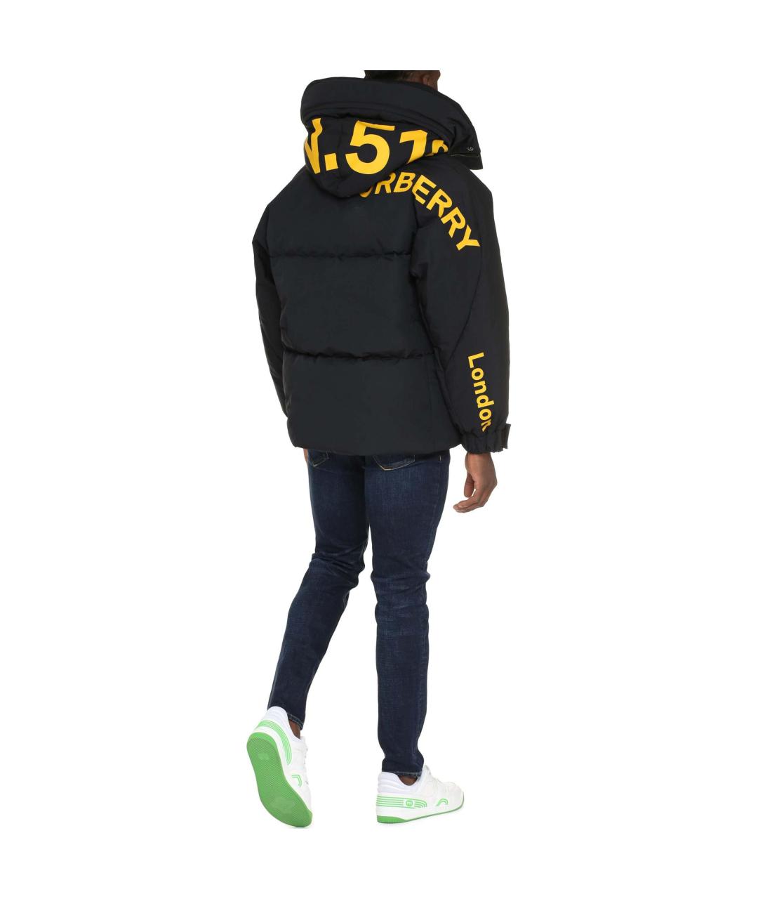 BURBERRY Черный пуховик, фото 3