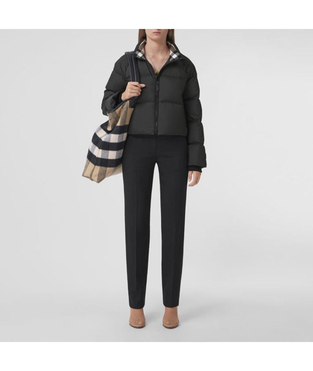 BURBERRY Черный пуховик, фото 2