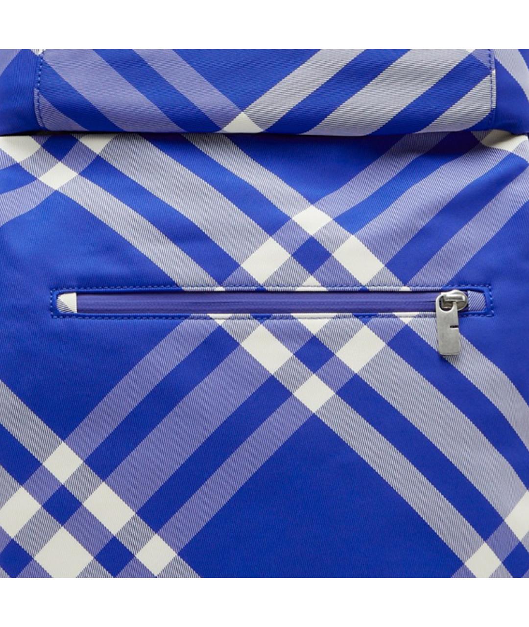 BURBERRY Синий рюкзак, фото 4