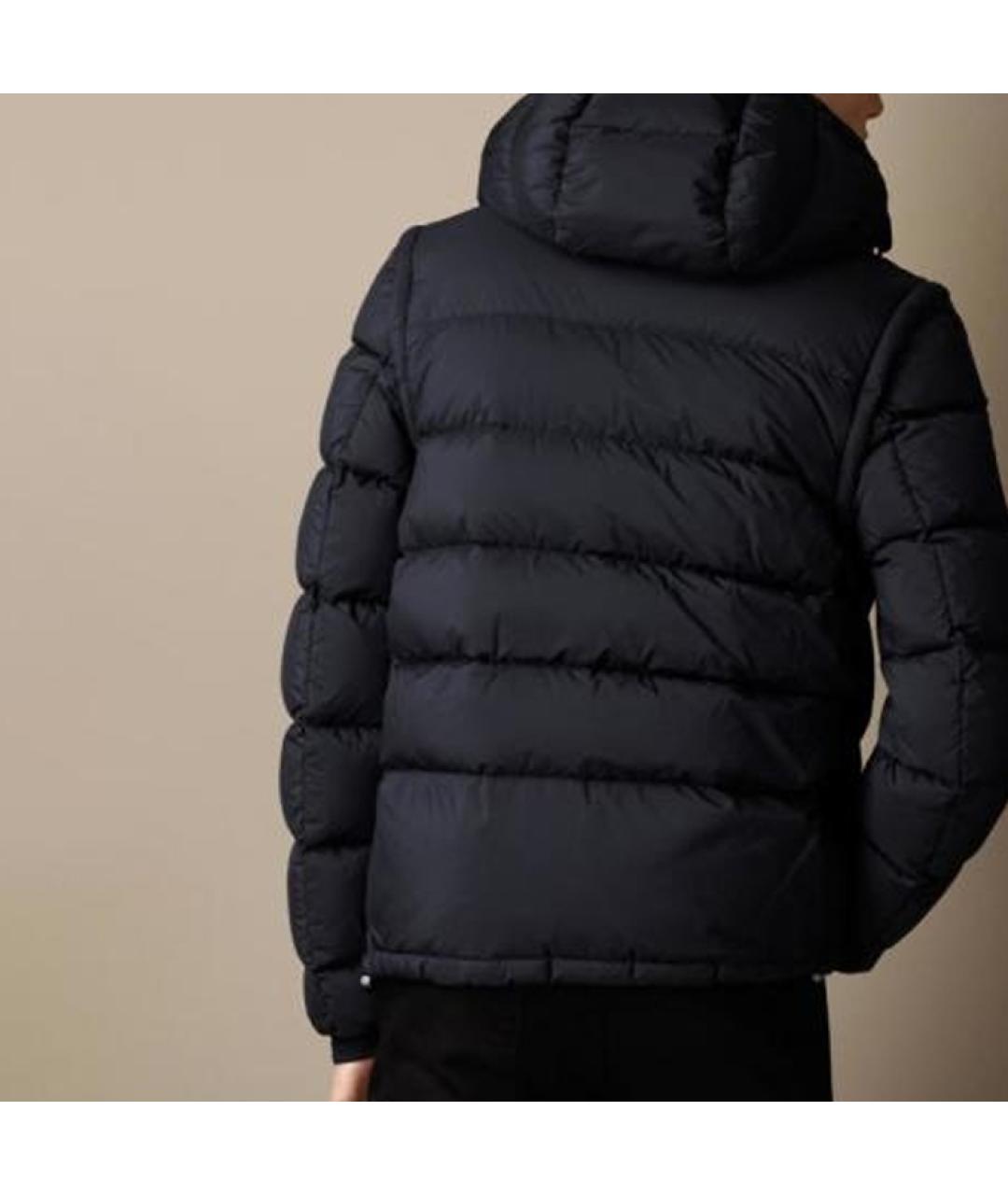 BURBERRY Темно-синий пуховик, фото 4