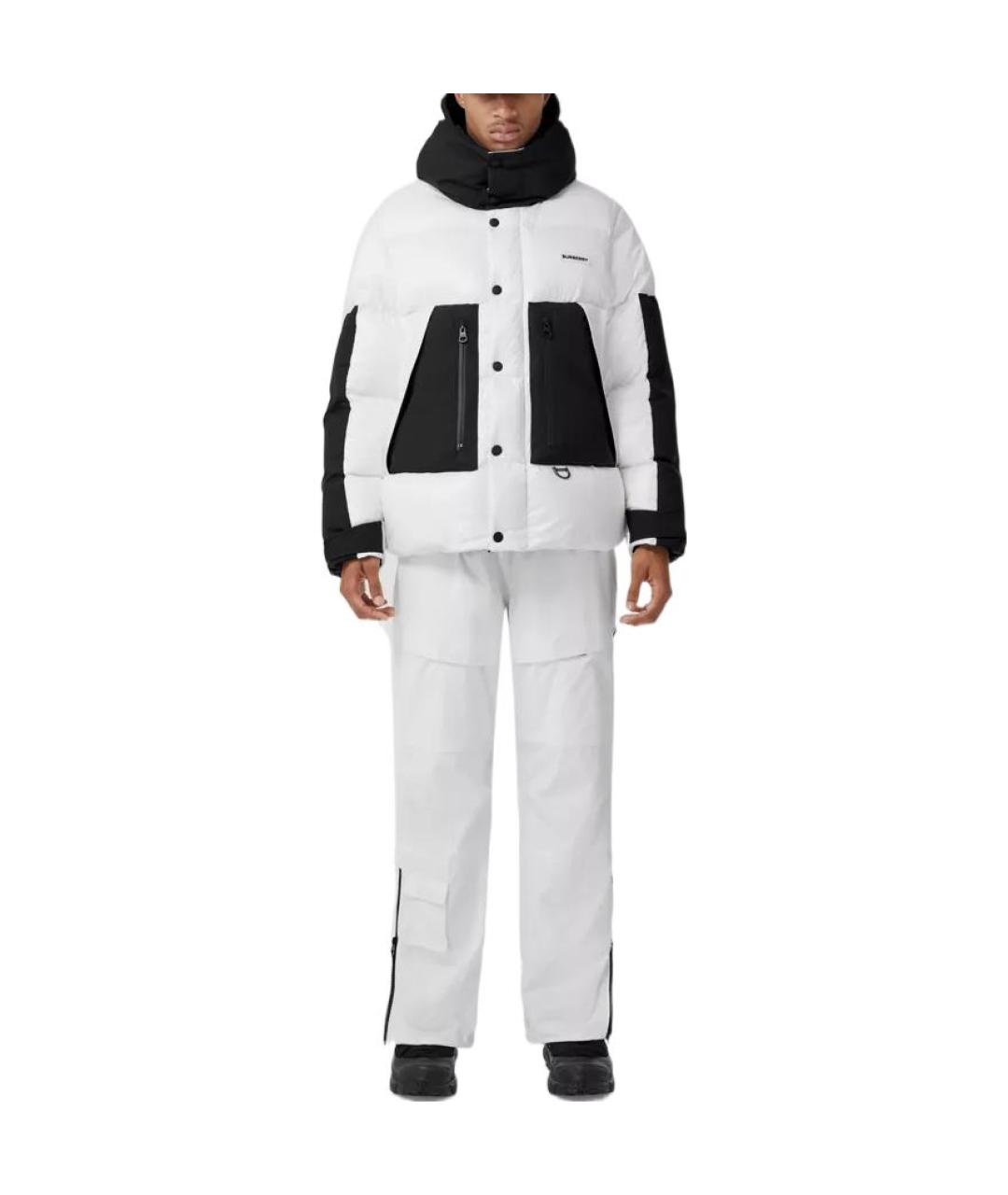 BURBERRY Белый пуховик, фото 2