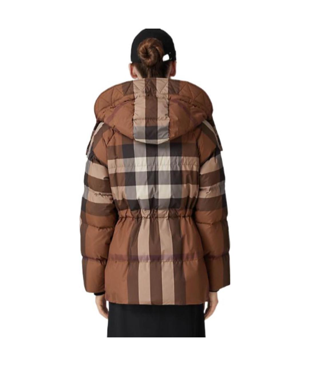 BURBERRY Коричневый пуховик, фото 3