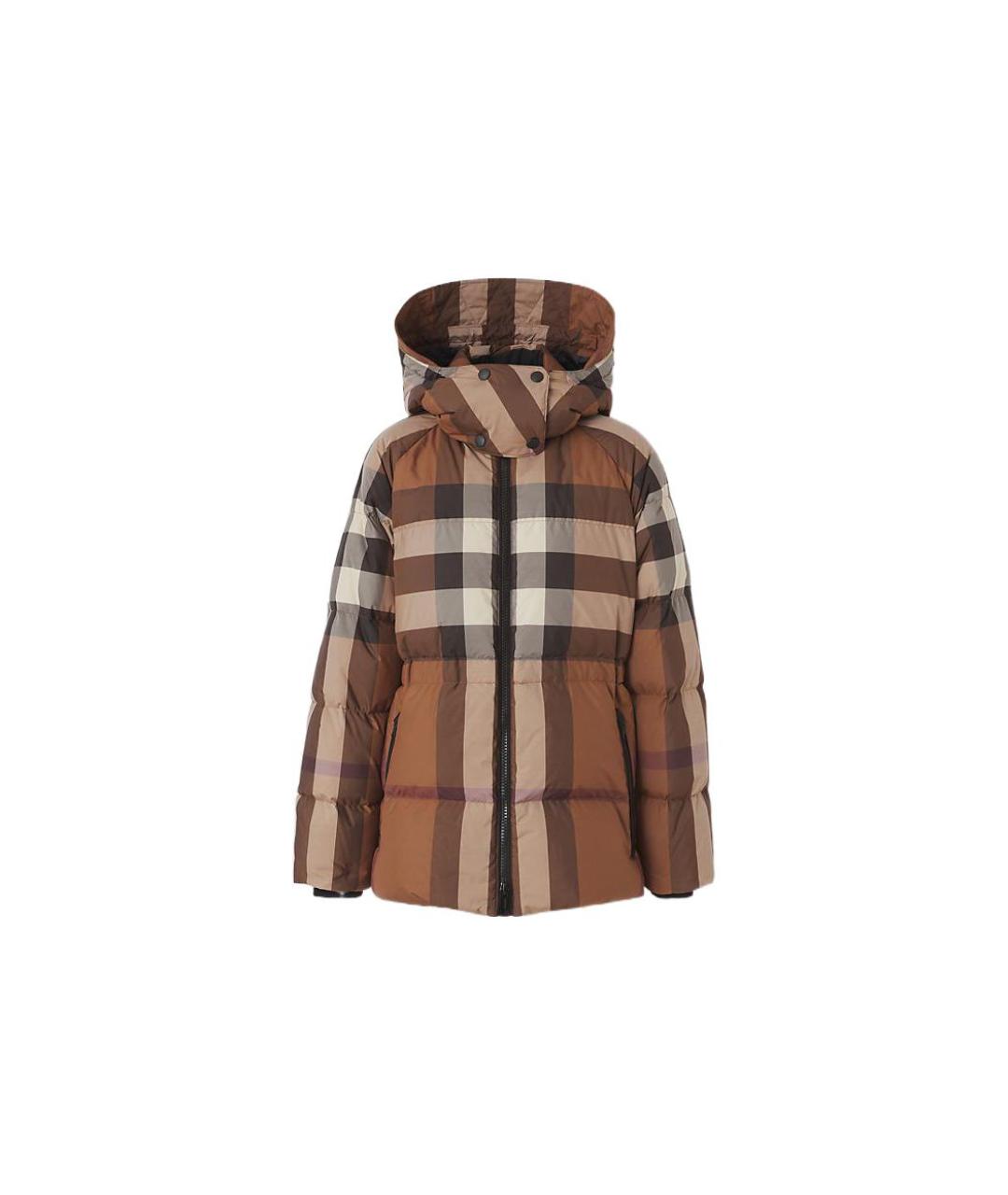 BURBERRY Коричневый пуховик, фото 1