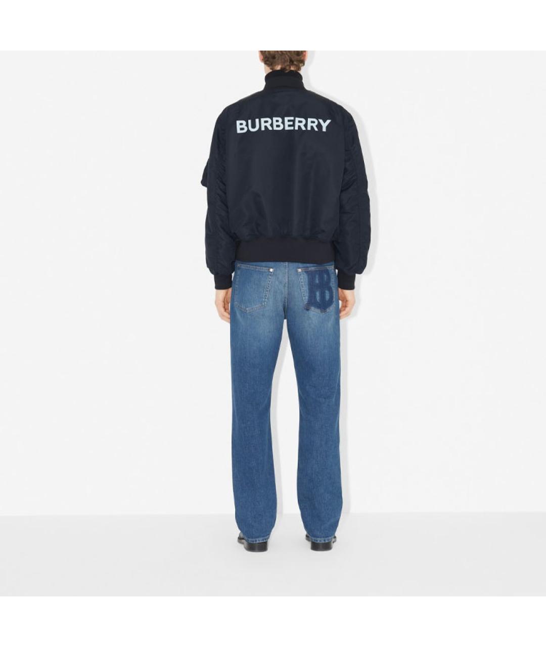 BURBERRY Темно-синяя куртка, фото 3