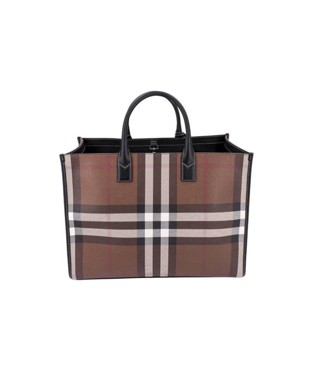 BURBERRY Коричневая сумка на плечо, фото 3