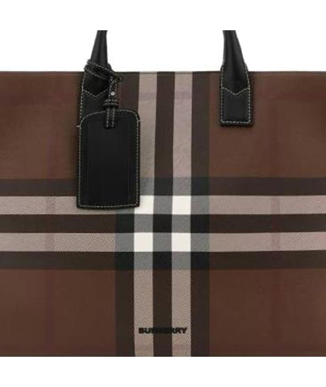 BURBERRY Коричневая сумка на плечо, фото 4