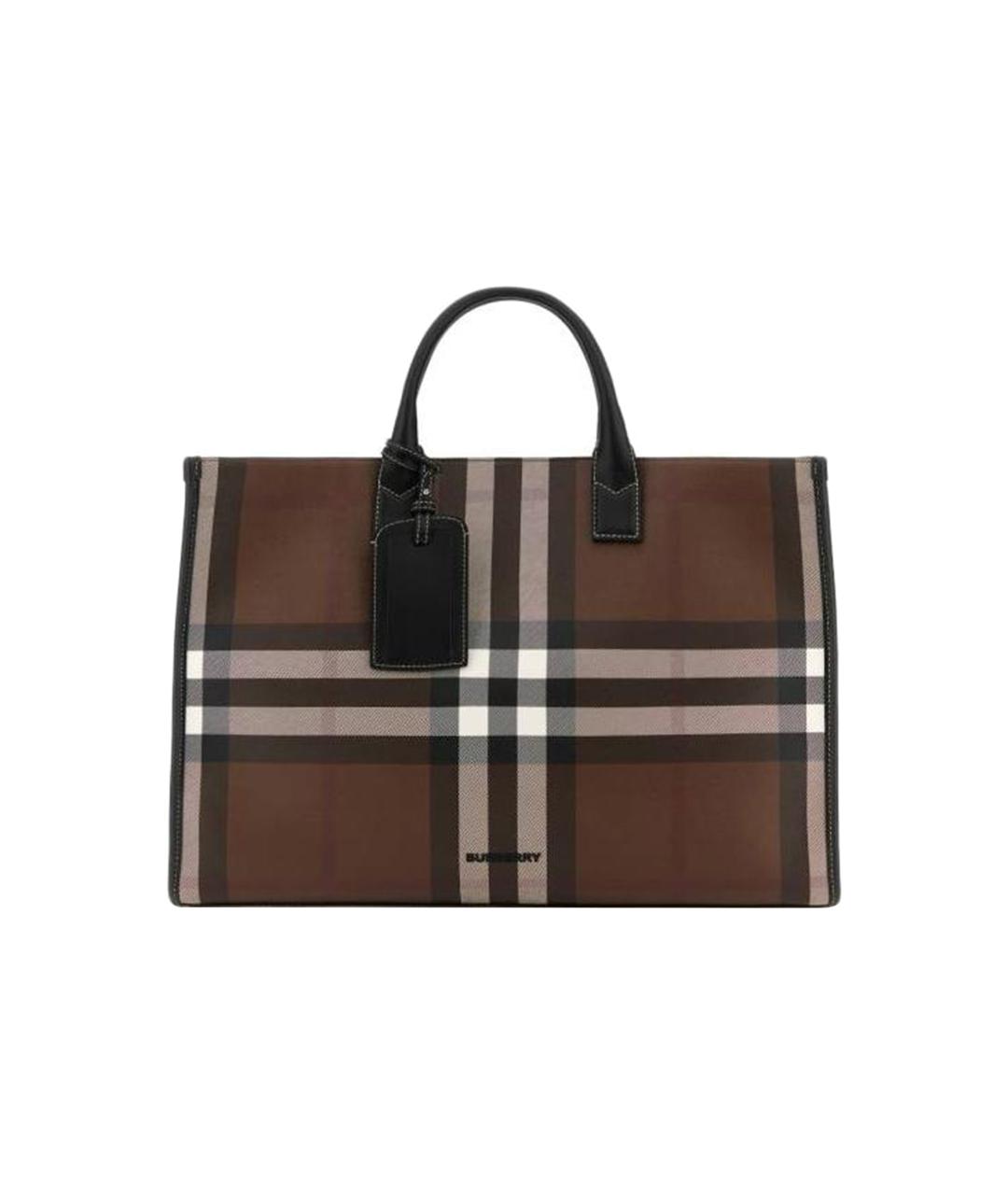 BURBERRY Коричневая сумка на плечо, фото 1