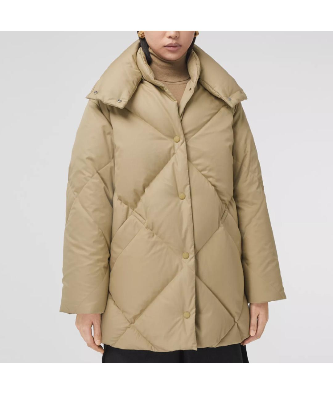 BURBERRY Бежевый пуховик, фото 3
